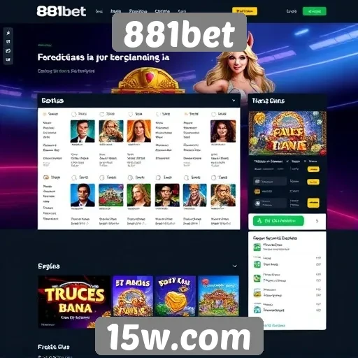 Novo layout do site 881bet melhora navegação